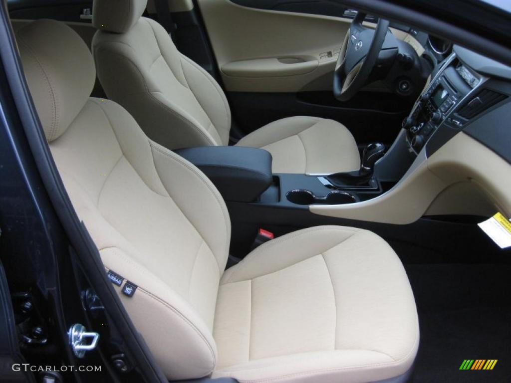 2011 Sonata GLS - Pacific Blue Pearl / Camel photo #18