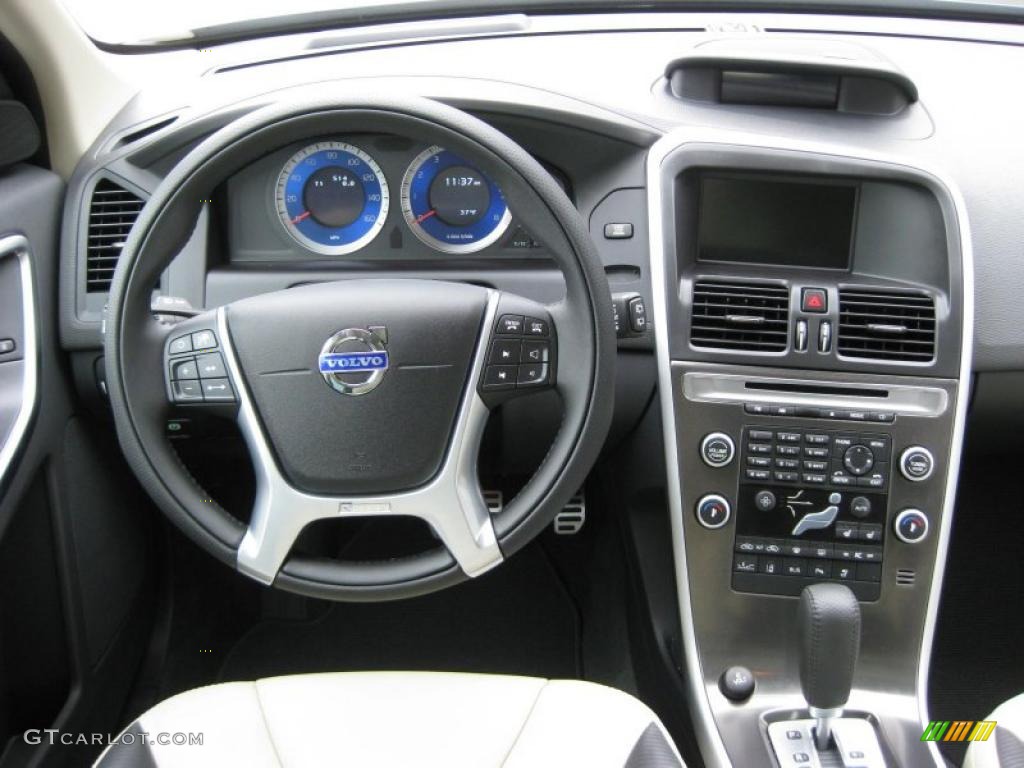 2011 Volvo XC60 T6 AWD R-Design R Design Beige/Off Black Inlay Dashboard Photo #44892613