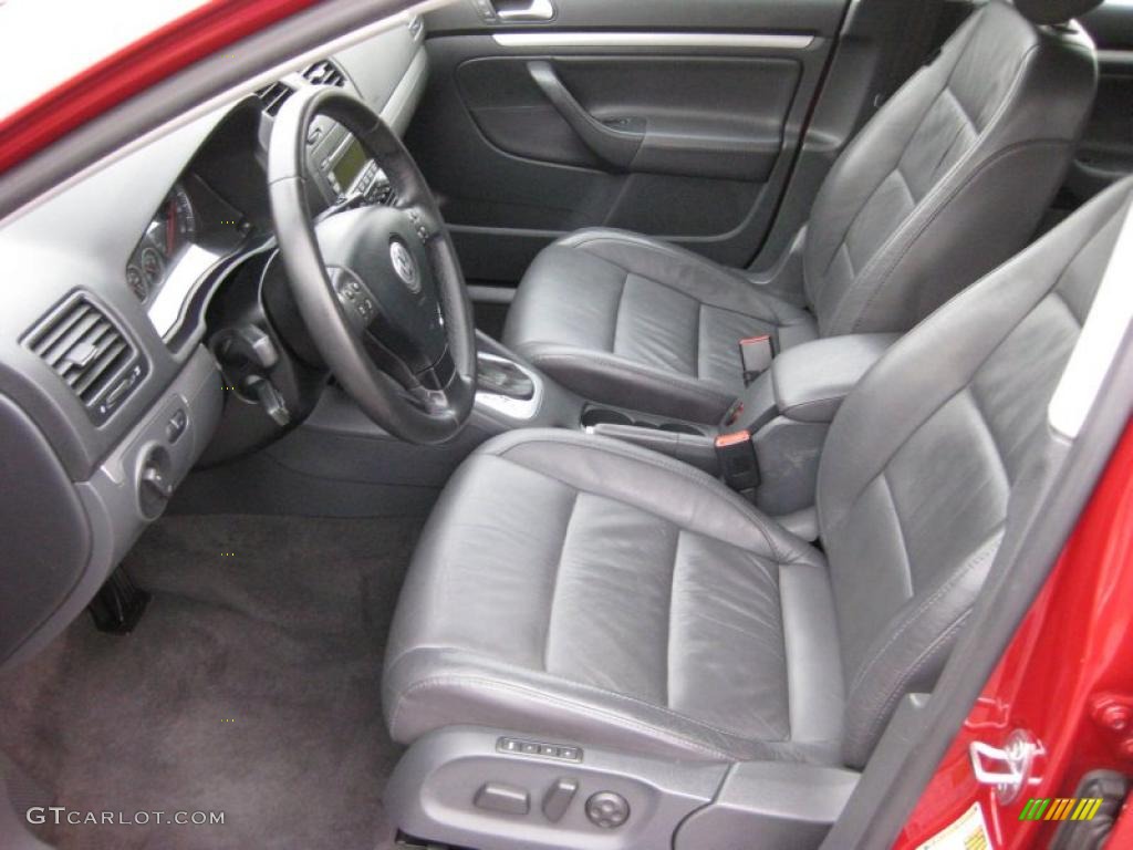 2006 Jetta 2.5 Sedan - Spice Red Metallic / Anthracite Black photo #13