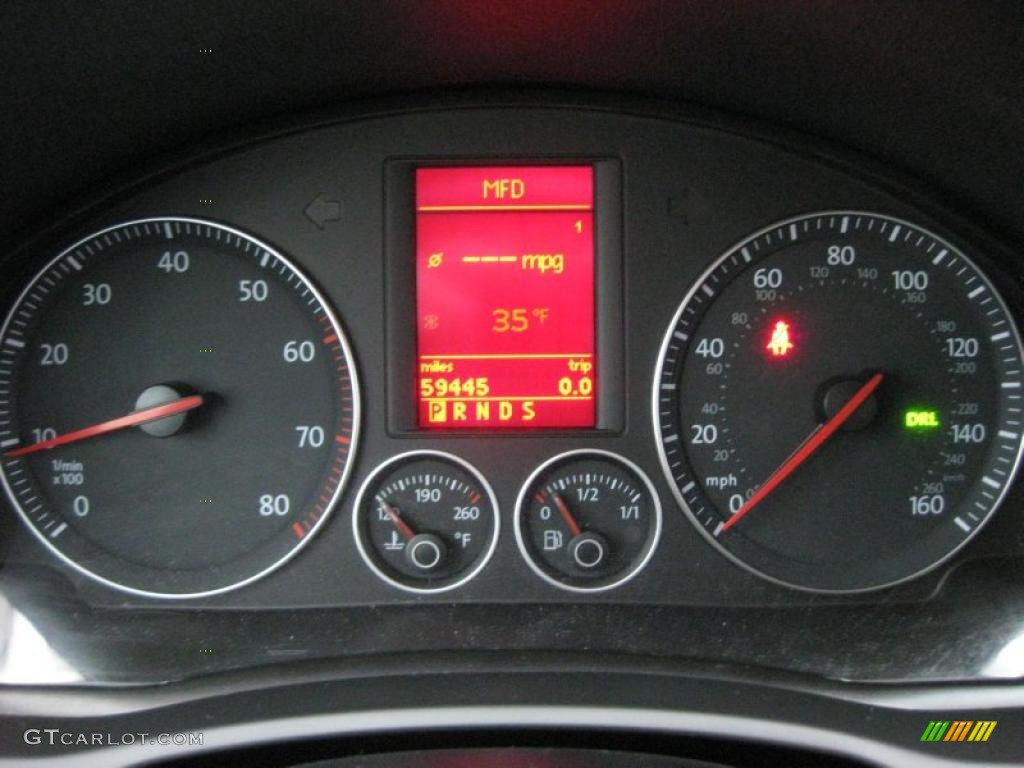 2006 Volkswagen Jetta 2.5 Sedan Gauges Photo #44893645