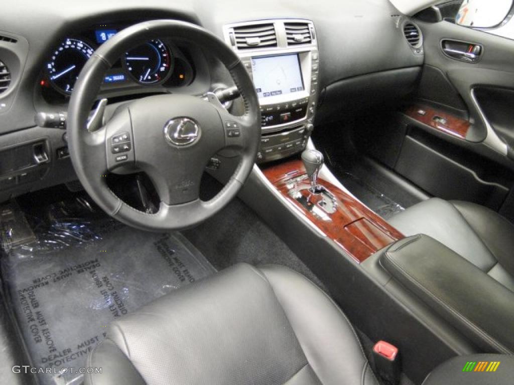 Black Interior 2008 Lexus IS 350 Photo #44893837