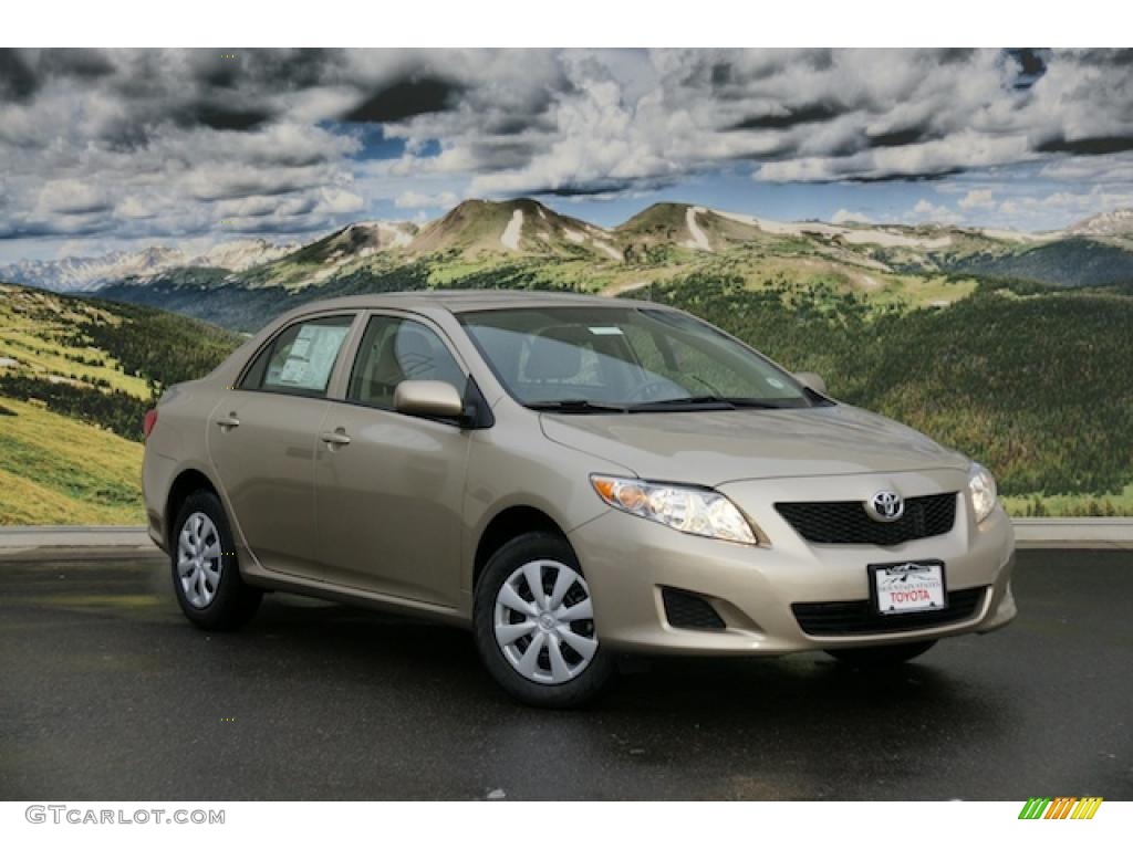 2010 Corolla LE - Desert Sand Metallic / Bisque photo #1