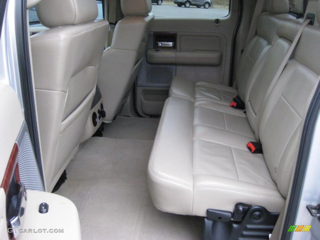 Tan Interior 2006 Ford F150 Lariat SuperCrew 4x4 Photo #44894454