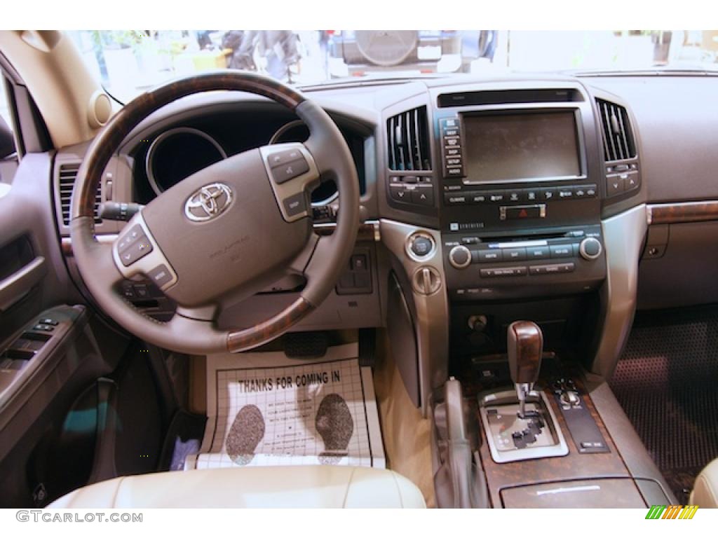 2011 Toyota Land Cruiser Standard Land Cruiser Model Sand Beige Dashboard Photo #44894505
