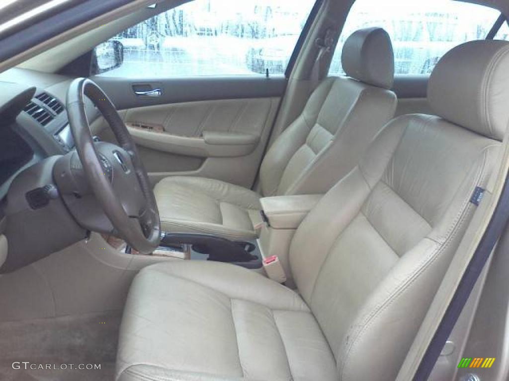 2003 Accord EX V6 Sedan - Desert Mist Metallic / Ivory photo #6