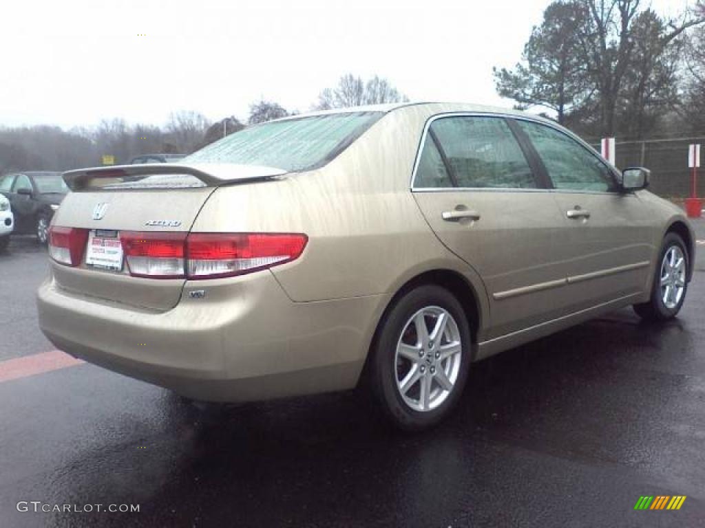 2003 Accord EX V6 Sedan - Desert Mist Metallic / Ivory photo #16