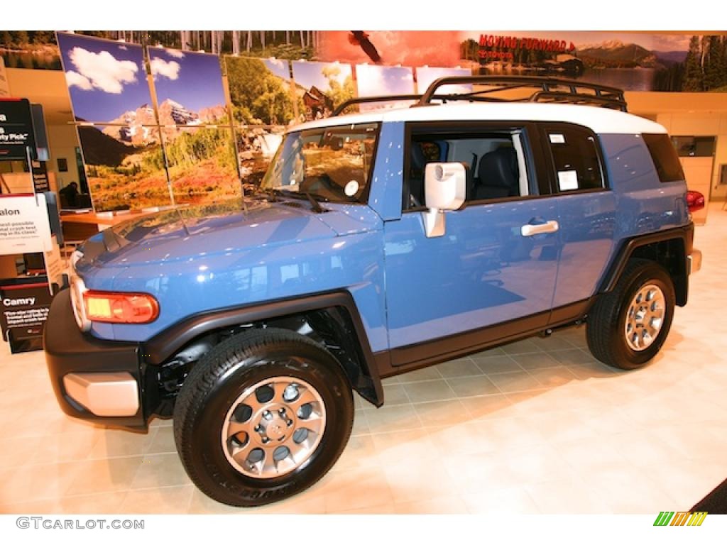 2011 FJ Cruiser 4WD - Cavalry Blue / Dark Charcoal photo #1