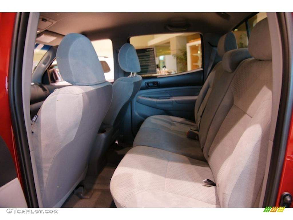 Graphite Gray Interior 2011 Toyota Tacoma V6 SR5 Double Cab 4x4 Photo #44895314