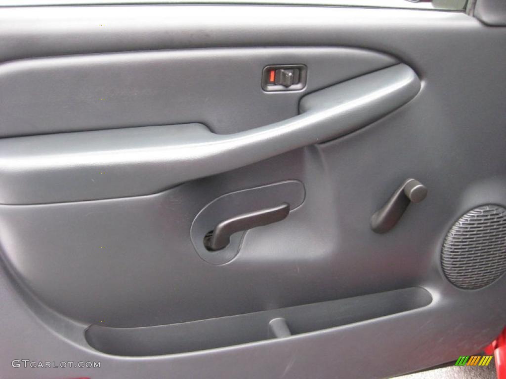 2001 Chevrolet Silverado 1500 Regular Cab 4x4 Graphite Door Panel Photo #44895478