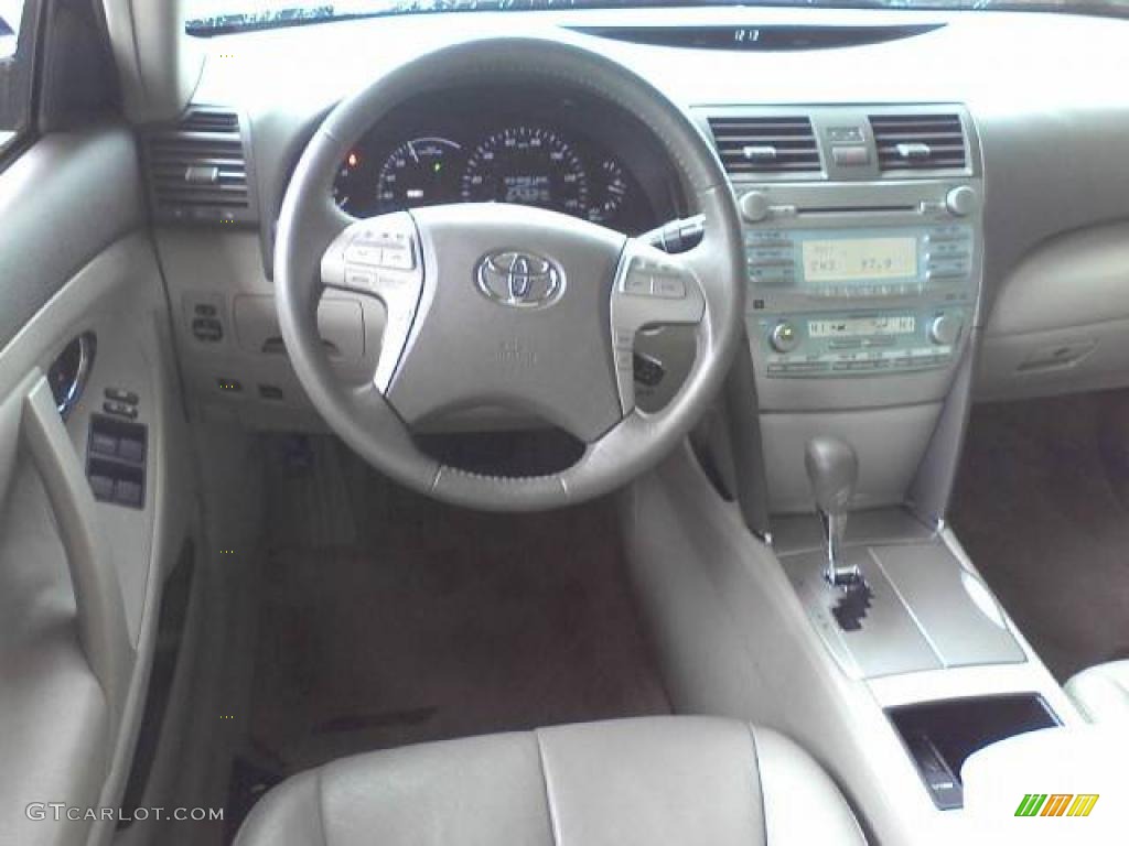 2007 Toyota Camry Hybrid Bisque Dashboard Photo #44896442