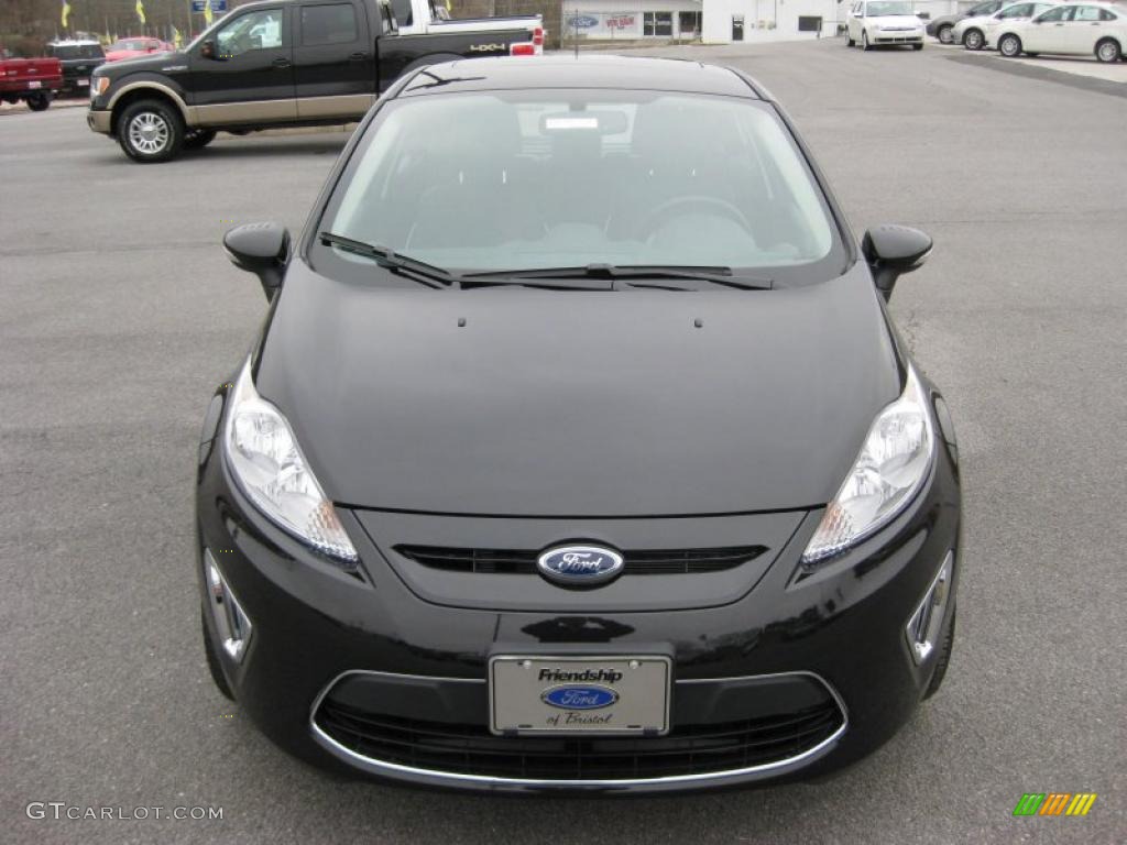 Tuxedo Black Metallic 2011 Ford Fiesta SES Hatchback Exterior Photo #44896548