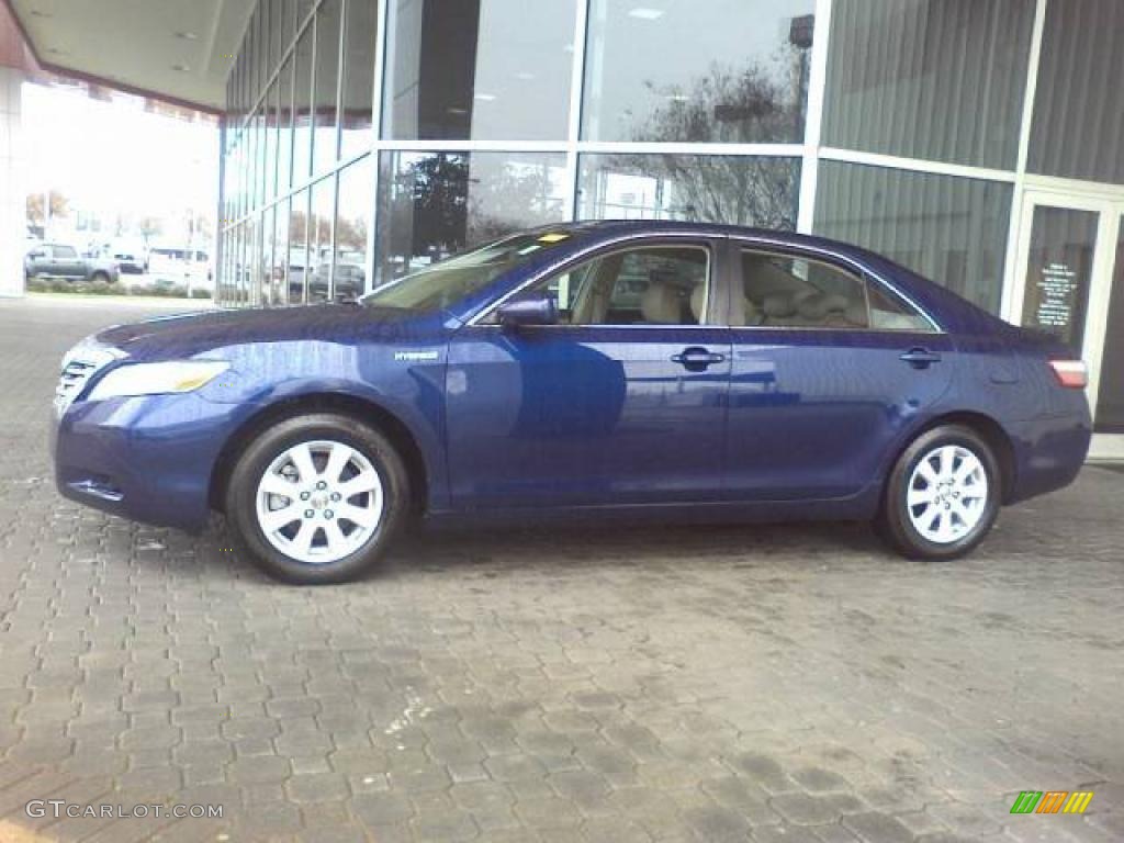 Blue Ribbon Metallic 2007 Toyota Camry Hybrid Exterior Photo #44896623
