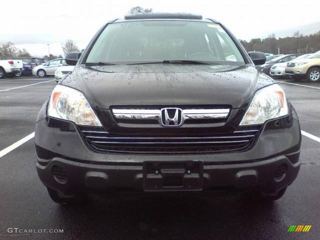 2008 CR-V EX-L 4WD - Nighthawk Black Pearl / Black photo #2
