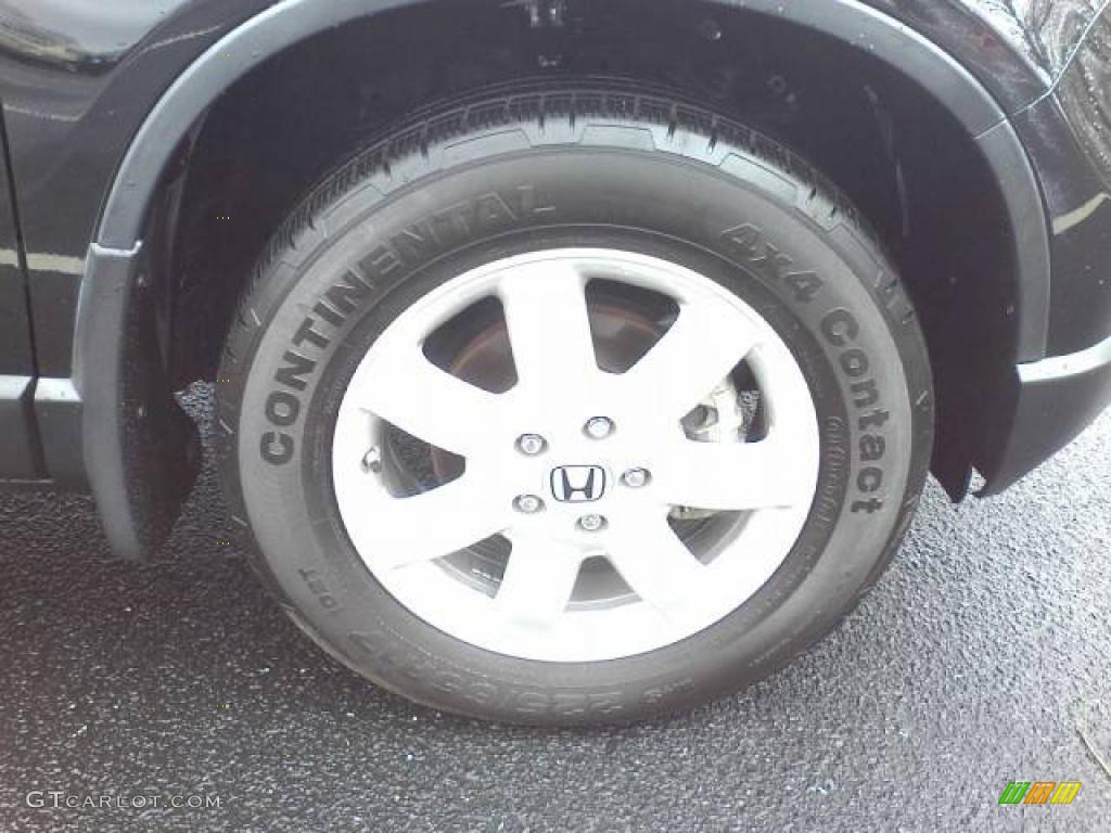 2008 CR-V EX-L 4WD - Nighthawk Black Pearl / Black photo #3