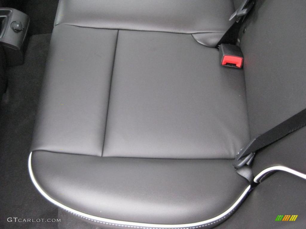 Charcoal Black Leather Interior 2011 Ford Fiesta SES Hatchback Photo #44896766