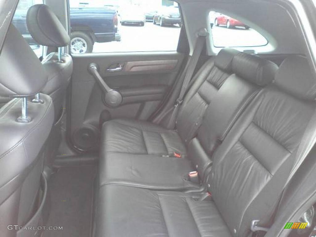 2008 CR-V EX-L 4WD - Nighthawk Black Pearl / Black photo #7