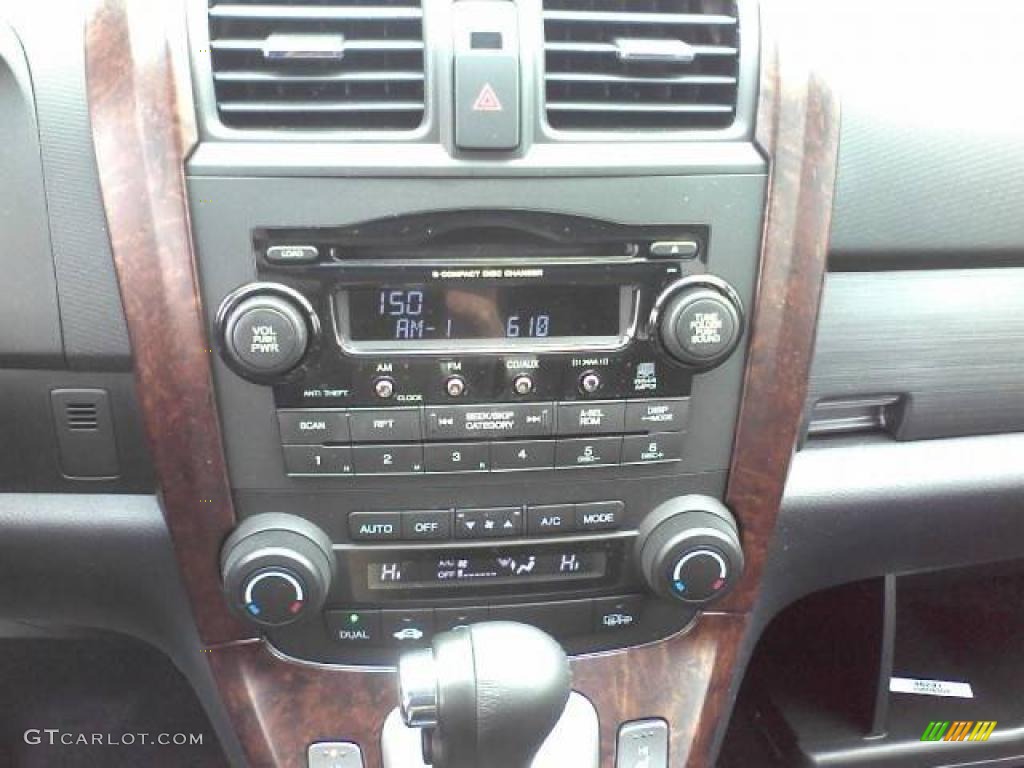 2008 CR-V EX-L 4WD - Nighthawk Black Pearl / Black photo #8