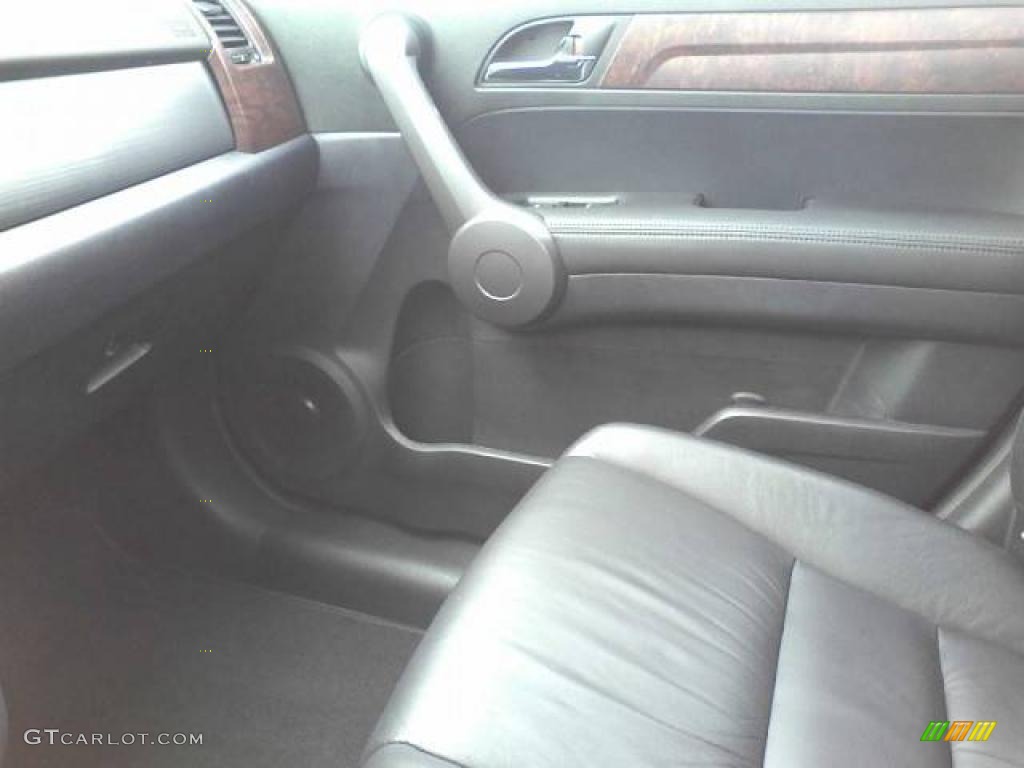 2008 CR-V EX-L 4WD - Nighthawk Black Pearl / Black photo #11