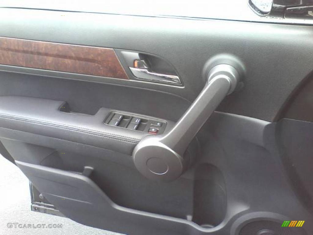 2008 CR-V EX-L 4WD - Nighthawk Black Pearl / Black photo #12