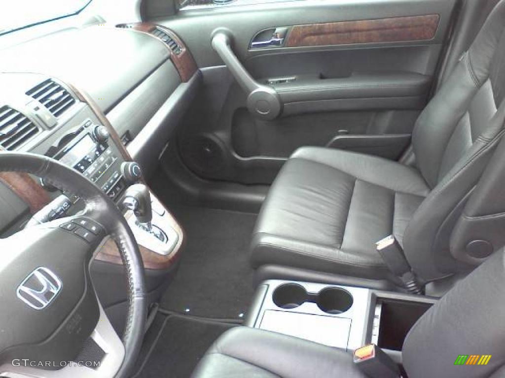 2008 CR-V EX-L 4WD - Nighthawk Black Pearl / Black photo #13