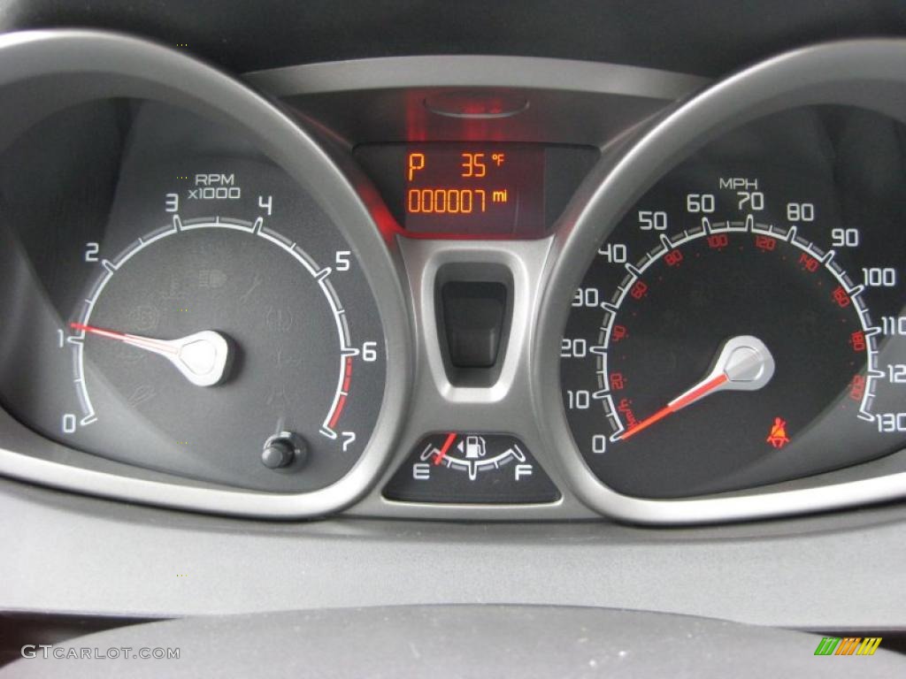 2011 Ford Fiesta SES Hatchback Gauges Photo #44896958