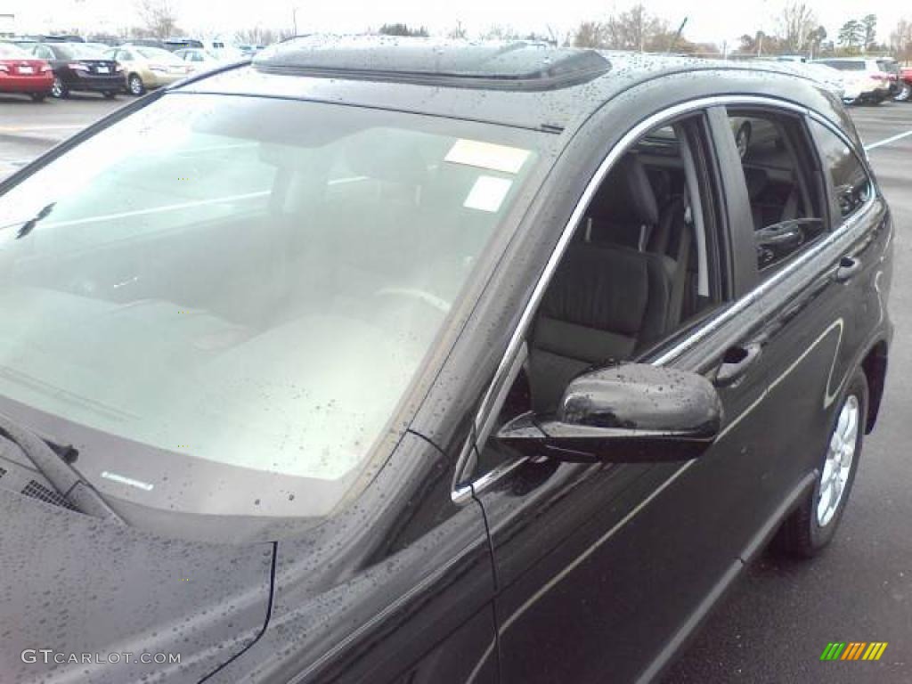2008 CR-V EX-L 4WD - Nighthawk Black Pearl / Black photo #21