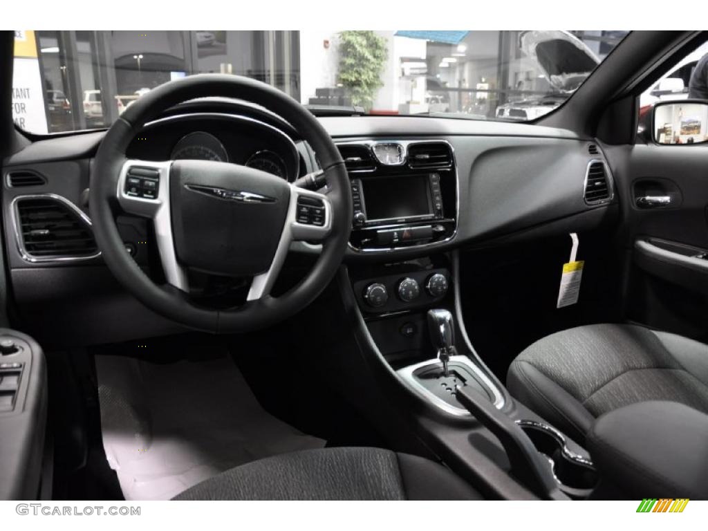 Black Interior 2011 Chrysler 200 Touring Photo #44897314
