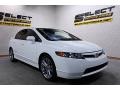 2008 Taffeta White Honda Civic Si Sedan  photo #3