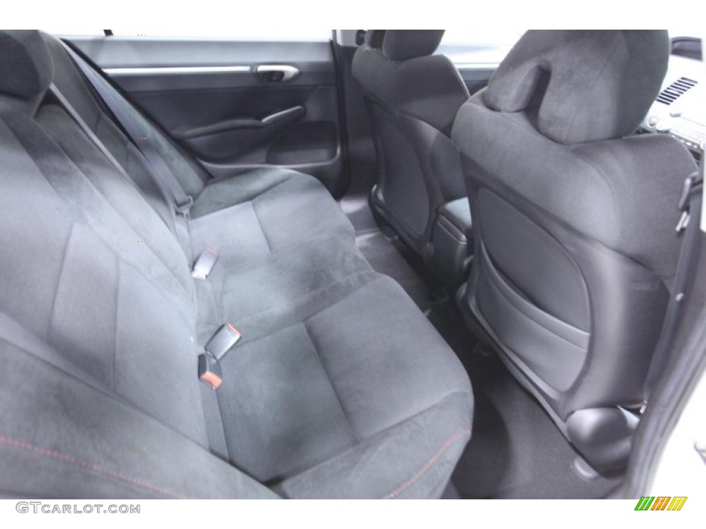 2008 Civic Si Sedan - Taffeta White / Black photo #9