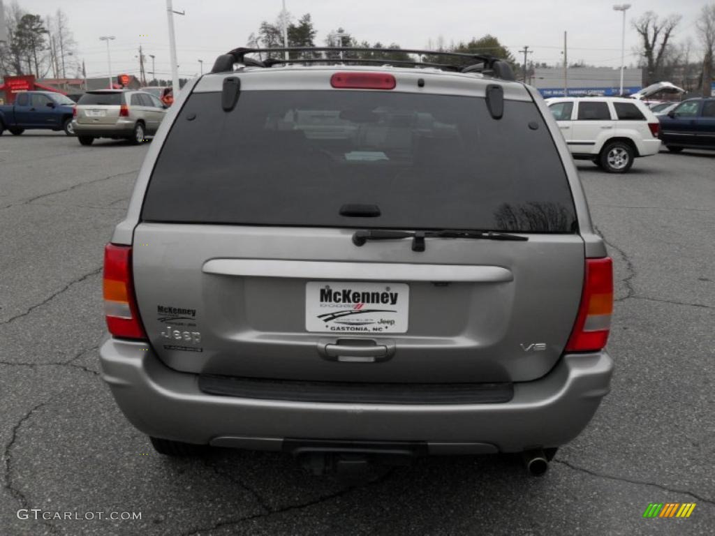 2001 Grand Cherokee Limited 4x4 - Silverstone Metallic / Agate/Light Taupe photo #3