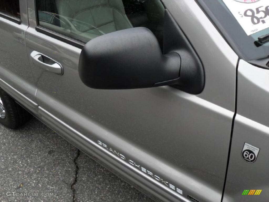 2001 Grand Cherokee Limited 4x4 - Silverstone Metallic / Agate/Light Taupe photo #26