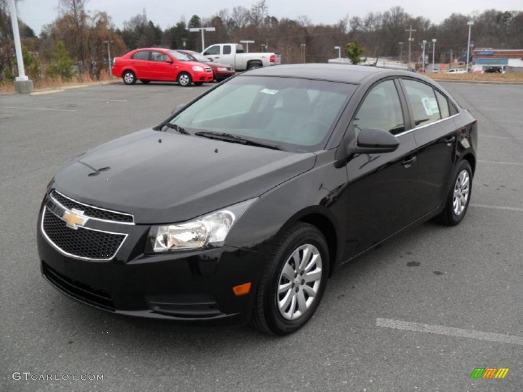 Black Granite Metallic 2011 Chevrolet Cruze LT Exterior Photo #44903658