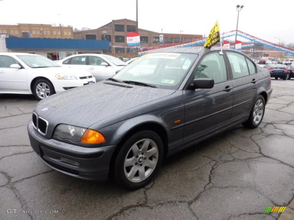 2001 3 Series 325xi Sedan - Steel Grey Metallic / Grey photo #5