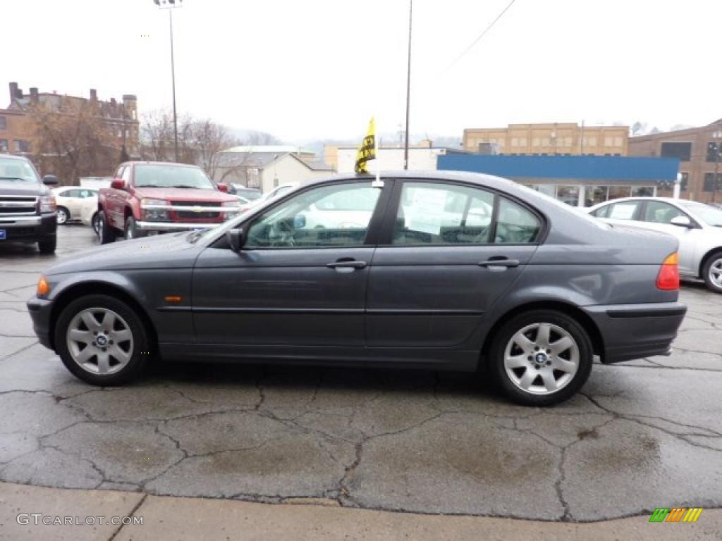 2001 3 Series 325xi Sedan - Steel Grey Metallic / Grey photo #6