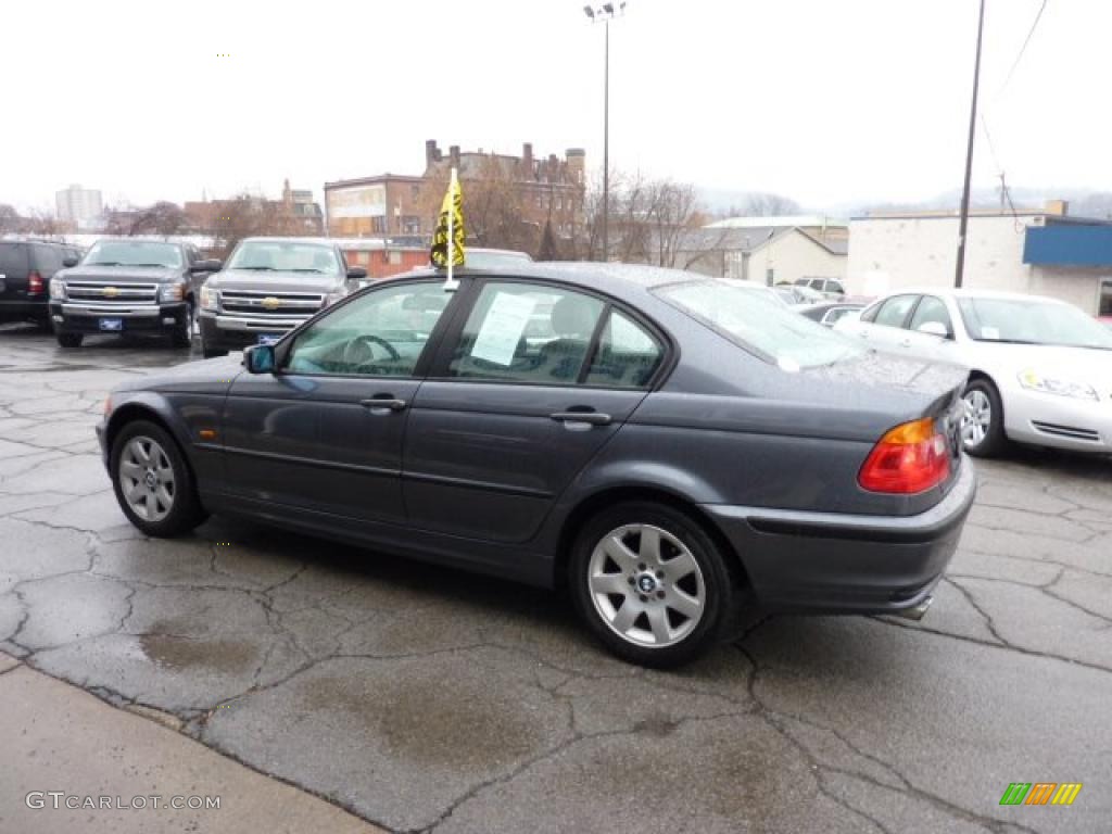 2001 3 Series 325xi Sedan - Steel Grey Metallic / Grey photo #7