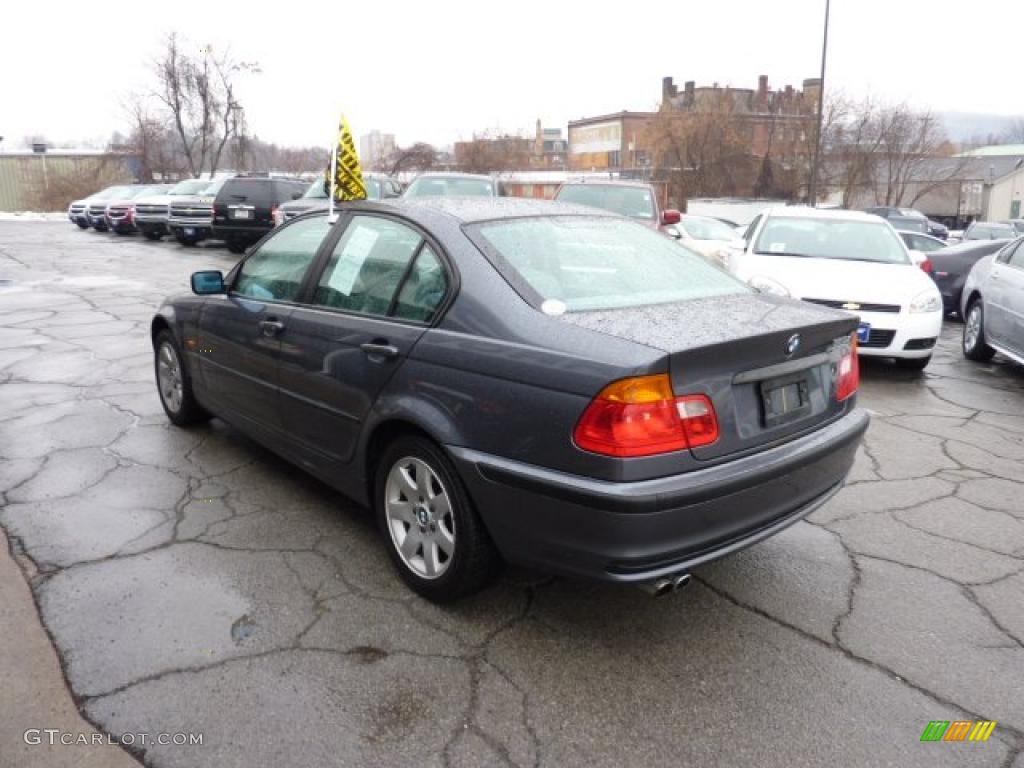 2001 3 Series 325xi Sedan - Steel Grey Metallic / Grey photo #8