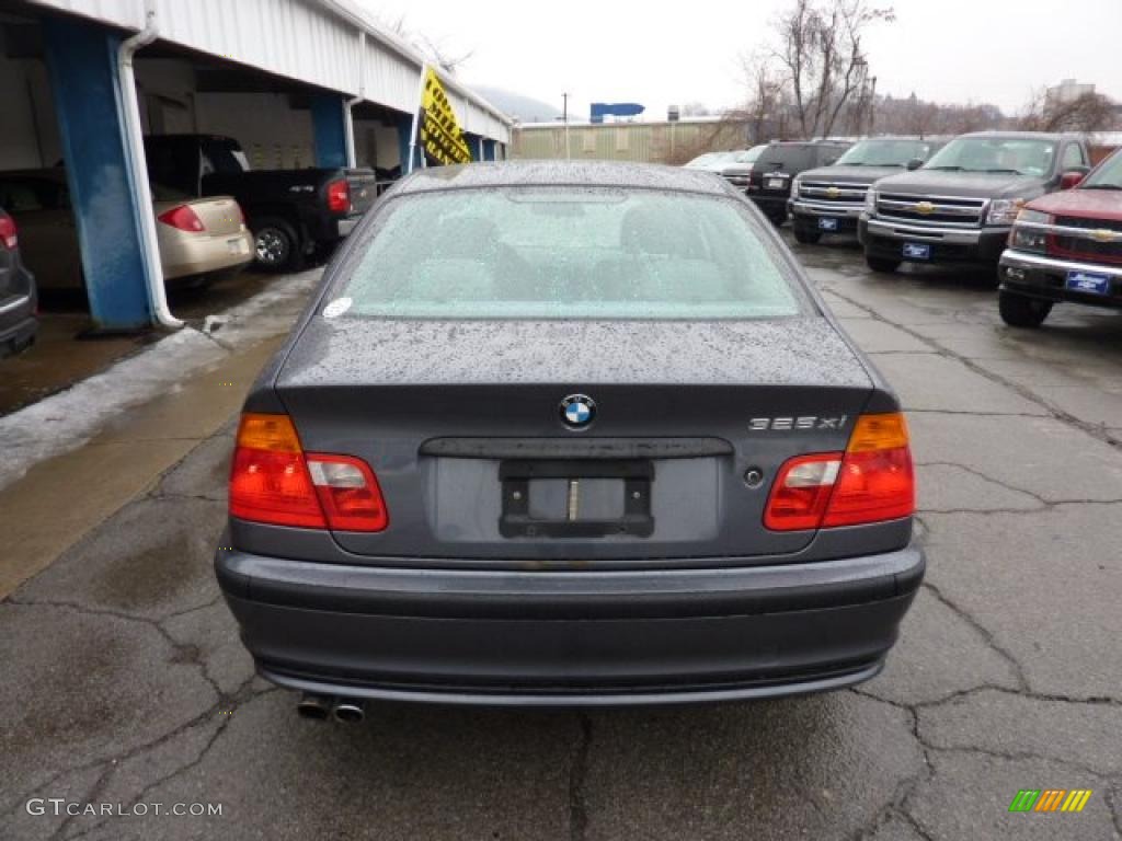 2001 3 Series 325xi Sedan - Steel Grey Metallic / Grey photo #9