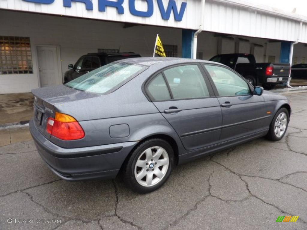 2001 3 Series 325xi Sedan - Steel Grey Metallic / Grey photo #10