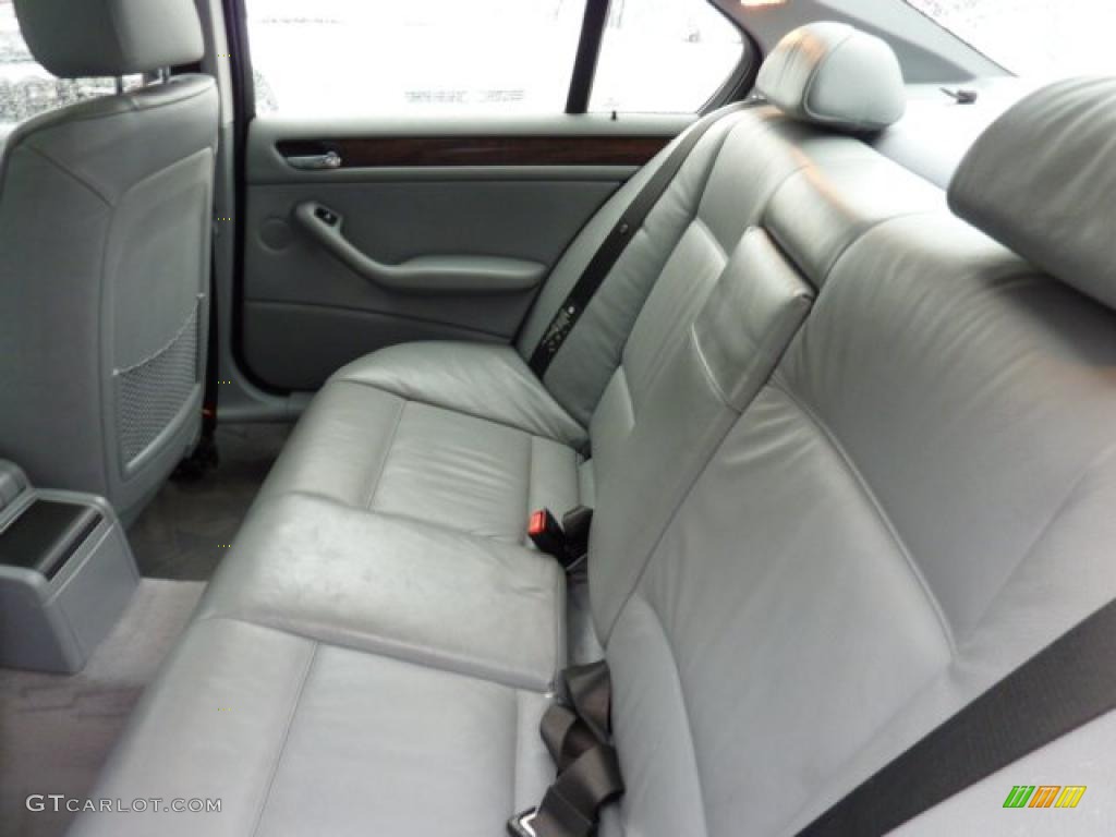 2001 3 Series 325xi Sedan - Steel Grey Metallic / Grey photo #17