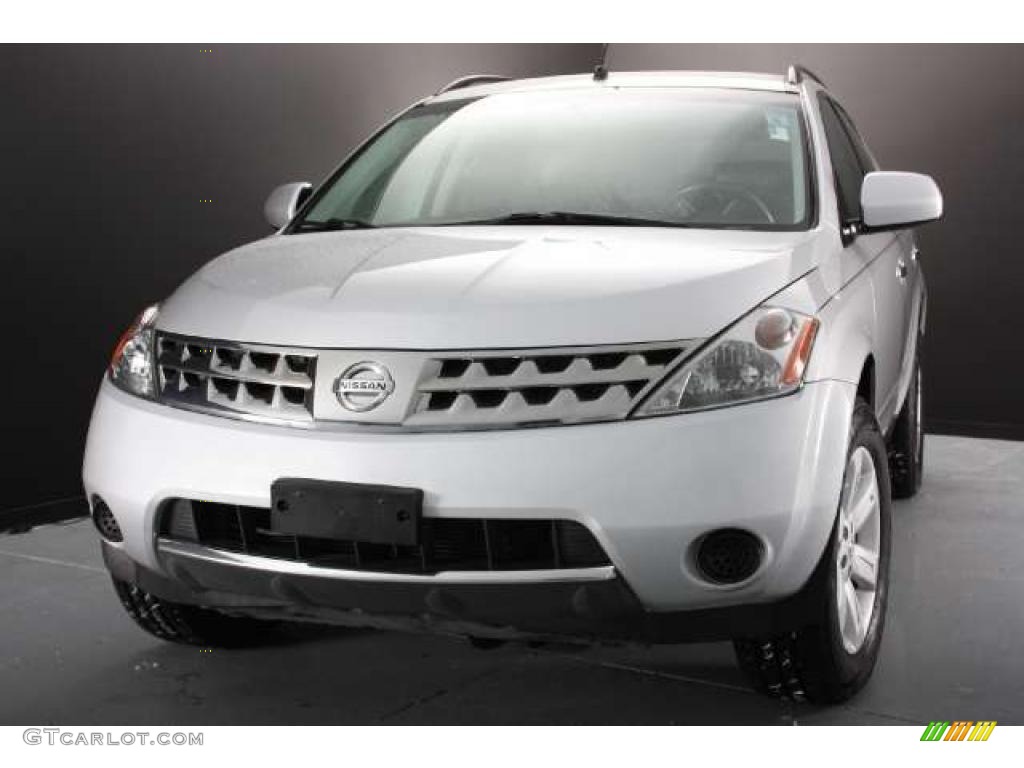 2007 Murano SL AWD - Brilliant Silver Metallic / Charcoal photo #1