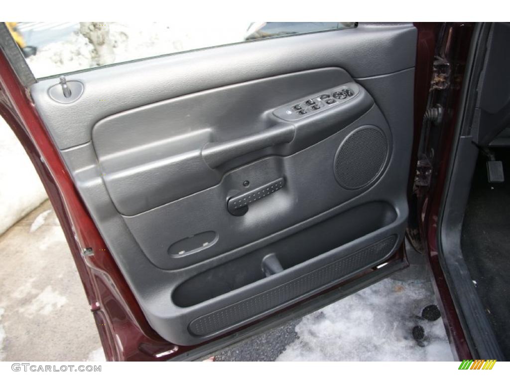 2004 Ram 1500 SLT Quad Cab 4x4 - Deep Molten Red Pearl / Dark Slate Gray photo #5