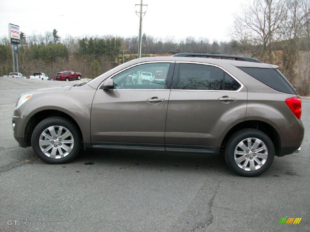 Mocha Steel Metallic 2011 Chevrolet Equinox LT AWD Exterior Photo #44907831