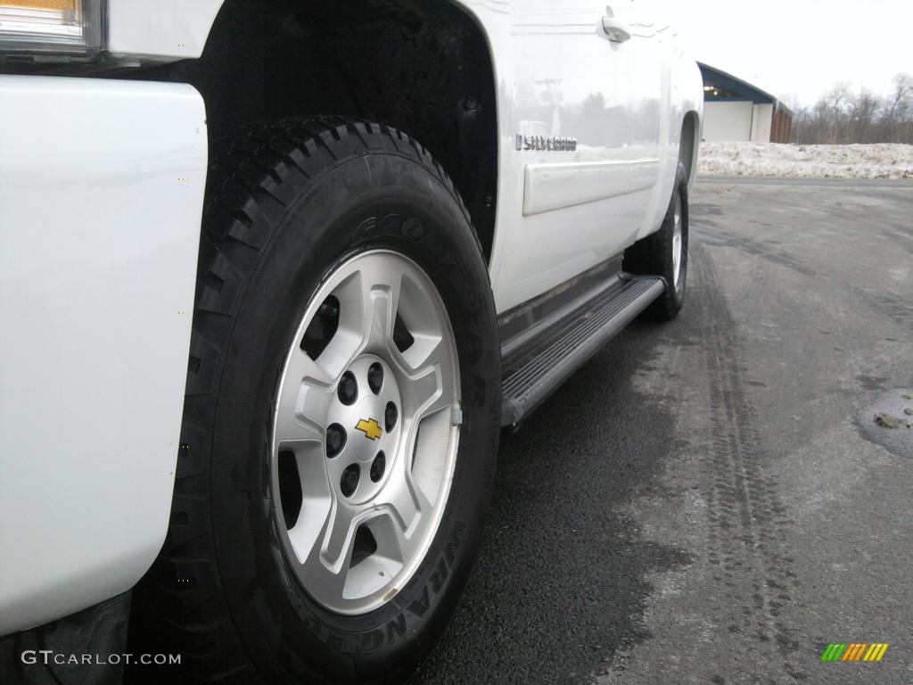 2008 Silverado 1500 LTZ Extended Cab 4x4 - Summit White / Light Cashmere/Ebony Accents photo #3