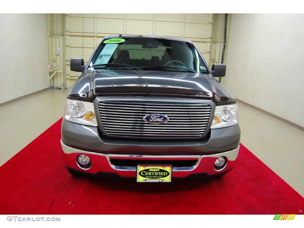 2006 F150 XLT SuperCrew - Dark Shadow Grey Metallic / Medium/Dark Flint photo #2