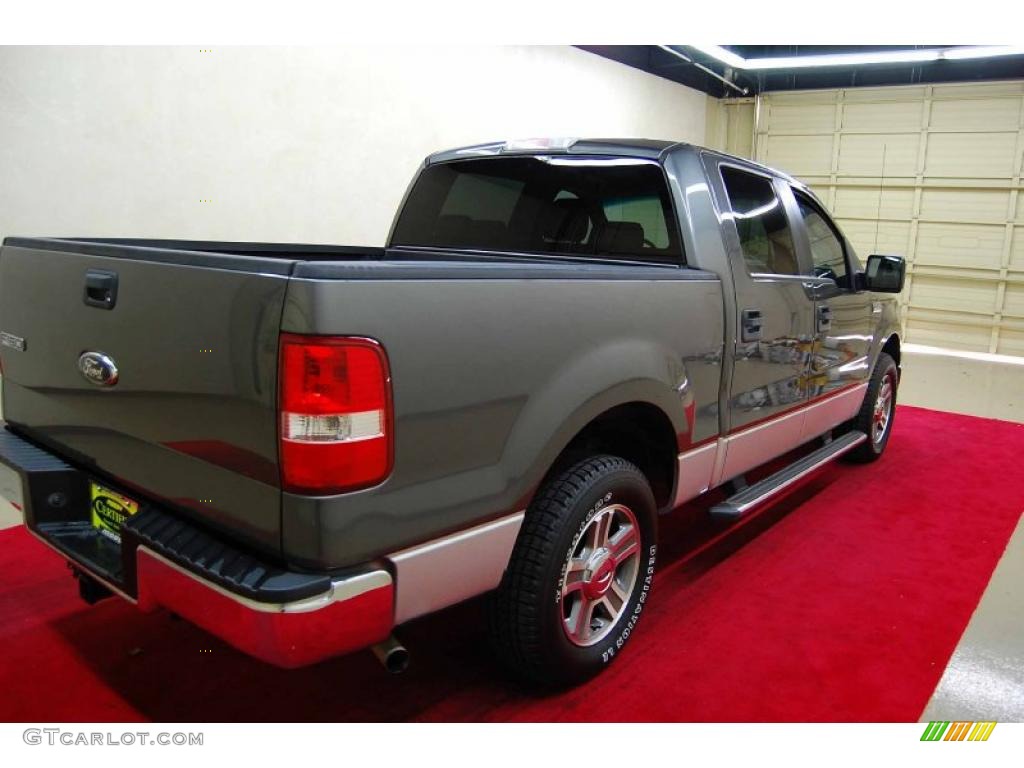 2006 F150 XLT SuperCrew - Dark Shadow Grey Metallic / Medium/Dark Flint photo #6