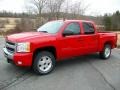 Victory Red 2011 Chevrolet Silverado 1500 LT Crew Cab 4x4 Exterior