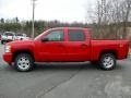2011 Victory Red Chevrolet Silverado 1500 LT Crew Cab 4x4  photo #2