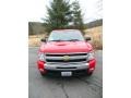 2011 Victory Red Chevrolet Silverado 1500 LT Crew Cab 4x4  photo #4