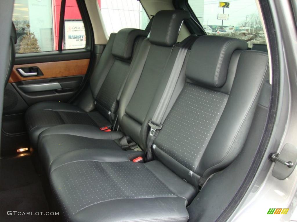 Ebony Black Interior 2006 Land Rover Range Rover Sport Supercharged Photo #44908943
