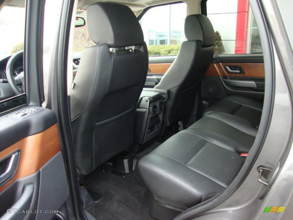 Ebony Black Interior 2006 Land Rover Range Rover Sport Supercharged Photo #44908963